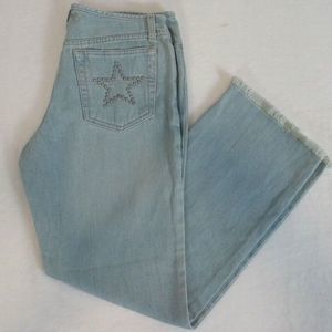 Tommy Hilfiger Jeans, Women's, Blue, Studded Star on back pocket, Size 8